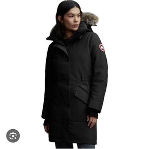 Canada Goose Navy Ellesmere Parka with Fur Hood